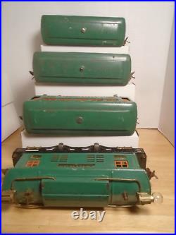 1920's Prewar Lionel O Scale Set #253 Electric 2 #607 Pullmans 608 Observation
