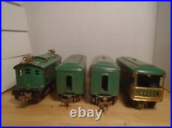 1920's Prewar Lionel O Scale Set #253 Electric 2 #607 Pullmans 608 Observation