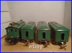 1920's Prewar Lionel O Scale Set #253 Electric 2 #607 Pullmans 608 Observation