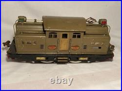 1920s Prewar Lionel 318E Electric Motor Engine with 309, 310 & 312 Train Cars