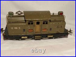 1920s Prewar Lionel 318E Electric Motor Engine with 309, 310 & 312 Train Cars
