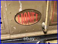 1920s Prewar Lionel 318E Electric Motor Engine with 309, 310 & 312 Train Cars