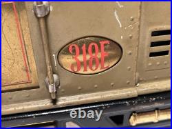 1920s Prewar Lionel 318E Electric Motor Engine with 309, 310 & 312 Train Cars