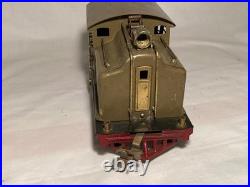 1920s Prewar Lionel 318E Electric Motor Engine with 309, 310 & 312 Train Cars
