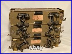 1920s Prewar Lionel 318E Electric Motor Engine with 309, 310 & 312 Train Cars