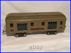 1920s Prewar Lionel 318E Electric Motor Engine with 309, 310 & 312 Train Cars