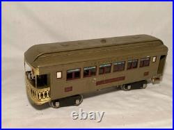 1920s Prewar Lionel 318E Electric Motor Engine with 309, 310 & 312 Train Cars