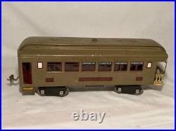 1920s Prewar Lionel 318E Electric Motor Engine with 309, 310 & 312 Train Cars