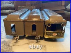 1920s Prewar Lionel 342 Train set with 318 engine 309, 310 & 312 Cars in Boxes