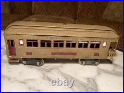 1920s Prewar Lionel 402E Dual Motor Engine with 309 & 312 Train Cars