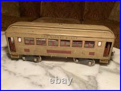 1920s Prewar Lionel 402E Dual Motor Engine with 309 & 312 Train Cars