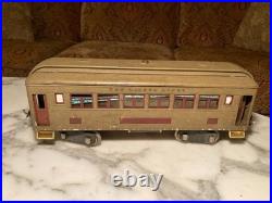 1920s Prewar Lionel 402E Dual Motor Engine with 309 & 312 Train Cars