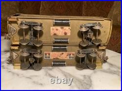 1920s Prewar Lionel 402E Dual Motor Engine with 309 & 312 Train Cars