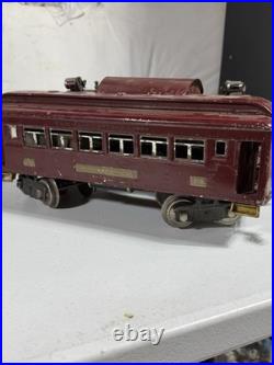 1920s Vintage Prewar Lionel Electric Train Set No. 150 Engine, Passenger Cars
