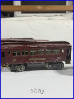 1920s Vintage Prewar Lionel Electric Train Set No. 150 Engine, Passenger Cars