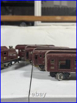 1920s Vintage Prewar Lionel Electric Train Set No. 150 Engine, Passenger Cars