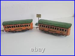1930's Lionel Winner Lines set Engine, 1016 Tender, two 1011 Passenger Cars