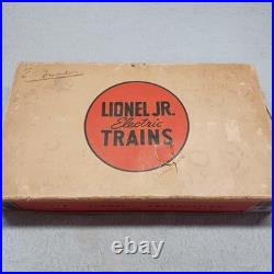 1930s Lionel Jr. Prewar 1063E Freight Set Red Locomotive With Original Box 1930s Lionel Jr. Prewar 1063E Freight Set Red Locomotive With Original Box