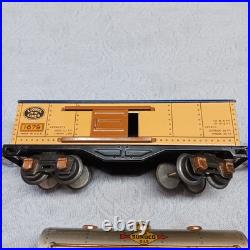 1930s Lionel Jr. Prewar 1063E Freight Set Red Locomotive With Original Box 1930s Lionel Jr. Prewar 1063E Freight Set Red Locomotive With Original Box