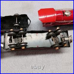 1930s Lionel Jr. Prewar 1063E Freight Set Red Locomotive With Original Box 1930s Lionel Jr. Prewar 1063E Freight Set Red Locomotive With Original Box