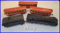 1930s Lionel Prewar O-gauge 1668E 2-6-2 Passenger Train Set