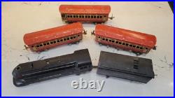 1930s Lionel Prewar O-gauge 1668E 2-6-2 Passenger Train Set