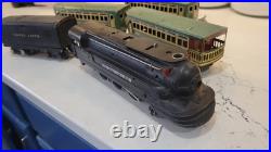 1930s Lionel Prewar O-gauge 1668E 2-6-2 Rare Blue Passenger Train Set 1930s Lionel Prewar O-gauge 1668E 2-6-2 Rare Blue Passenger Train Set