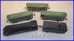 1930s Lionel Prewar O-gauge 1668E 2-6-2 Rare Blue Passenger Train Set 1930s Lionel Prewar O-gauge 1668E 2-6-2 Rare Blue Passenger Train Set