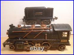 1931-32 Vintage Prewar Lionel #262 2-4-2 Steam Loco + Tender Serviced Runs Good