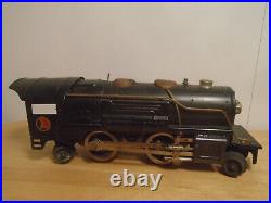 1933-42 Prewar Lionel O Scale #259e Loco, 261t Tender, 1719 Boxcar, 1717 Gondola