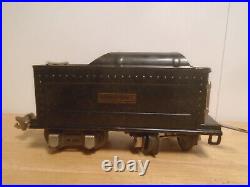 1933-42 Prewar Lionel O Scale #259e Loco, 261t Tender, 1719 Boxcar, 1717 Gondola