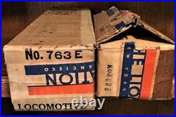 1937 Prewar Lionel O Gauge 763e/263w Gunmetal Gm Boxes Only. Wow. Vintage Box. M7