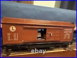 (2) Different Variations Prewar Lionel 3814 Operating Merchandise Boxcar