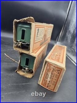 3 Lionel Pre-war O Gauge #607, #607 & #608 Pullman Passenger Cars With Boxes