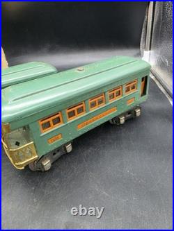 3 Lionel Pre-war O Gauge #607, #607 & #608 Pullman Passenger Cars With Boxes