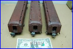 3pc Prewar Lionel Lines #2623 Manhattan Passenger Train cars O Gauge