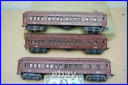 3pc Prewar Lionel Lines #2623 Manhattan Passenger Train cars O Gauge