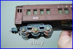 3pc Prewar Lionel Lines #2623 Manhattan Passenger Train cars O Gauge