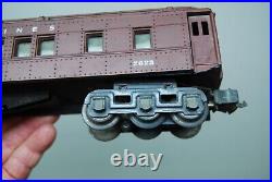 3pc Prewar Lionel Lines #2623 Manhattan Passenger Train cars O Gauge