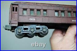 3pc Prewar Lionel Lines #2623 Manhattan Passenger Train cars O Gauge