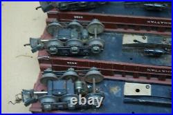 3pc Prewar Lionel Lines #2623 Manhattan Passenger Train cars O Gauge