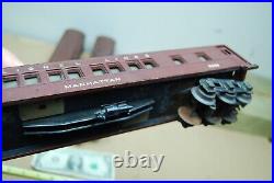 3pc Prewar Lionel Lines #2623 Manhattan Passenger Train cars O Gauge