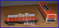 4 ORIGINAL PREWAR LIONEL 2000 Series Freight Cars 2677 2654 2813 2817 VIDEO
