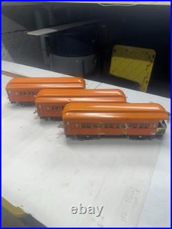 AMERICAN FLYER Wide Gauge THE Bunker Hill SET PreWar STANDARD Orange Lionel
