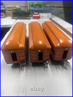 AMERICAN FLYER Wide Gauge THE Bunker Hill SET PreWar STANDARD Orange Lionel