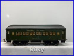 American Flyer Pre War Standard Gauge 4000 Locomotive and 2 Passenger Cars