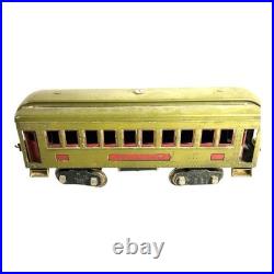 Anitque Pre War Lionel 10 Standard Gauge Locomotive Observation Car Pullman Car