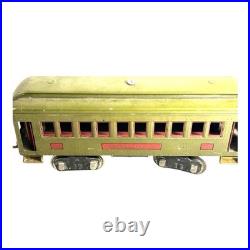 Anitque Pre War Lionel 10 Standard Gauge Locomotive Observation Car Pullman Car