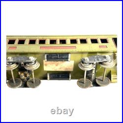 Anitque Pre War Lionel 10 Standard Gauge Locomotive Observation Car Pullman Car