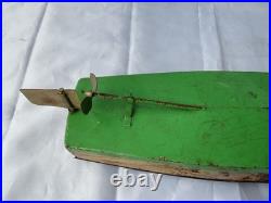Antique Pre War Lionel Craft 44 Pressed Steel Wind Up toy Speed Motor boat